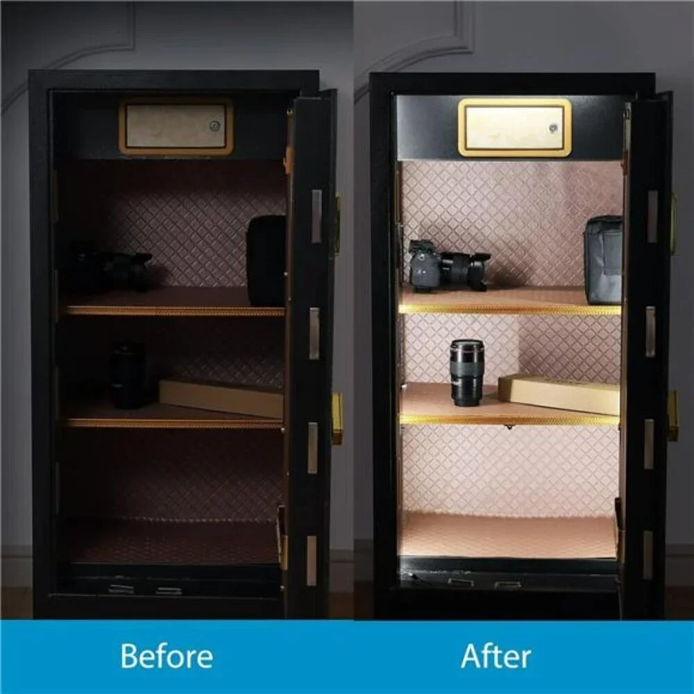 LED Safe Lighting Kit Automatic Door Sensor Light Bars for Closet Cabinet Pantry